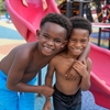 Slides at Playground Slides at Playground